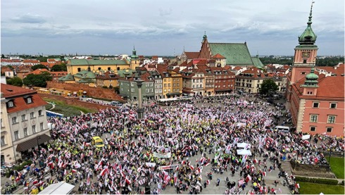 Polish farmers protest dairynews7x7