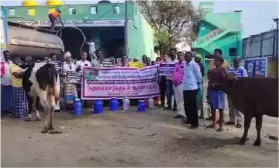 krishnagiri farmers milkprice raise dairynews7x7