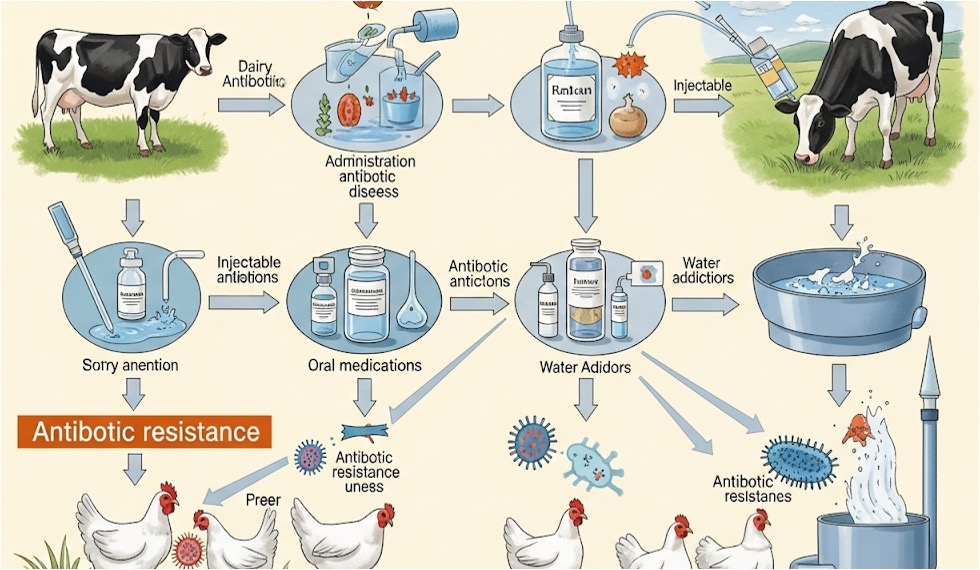 antibiotic in dairy poutry dairynews7x7