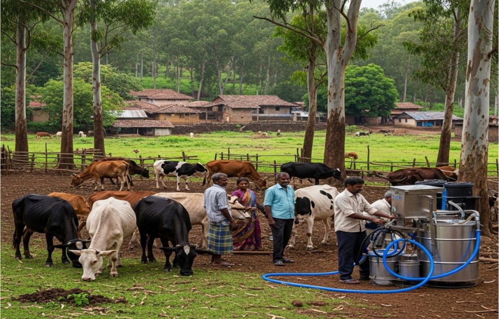 dairy farming in jalagaon maharashtra dairynews7x7