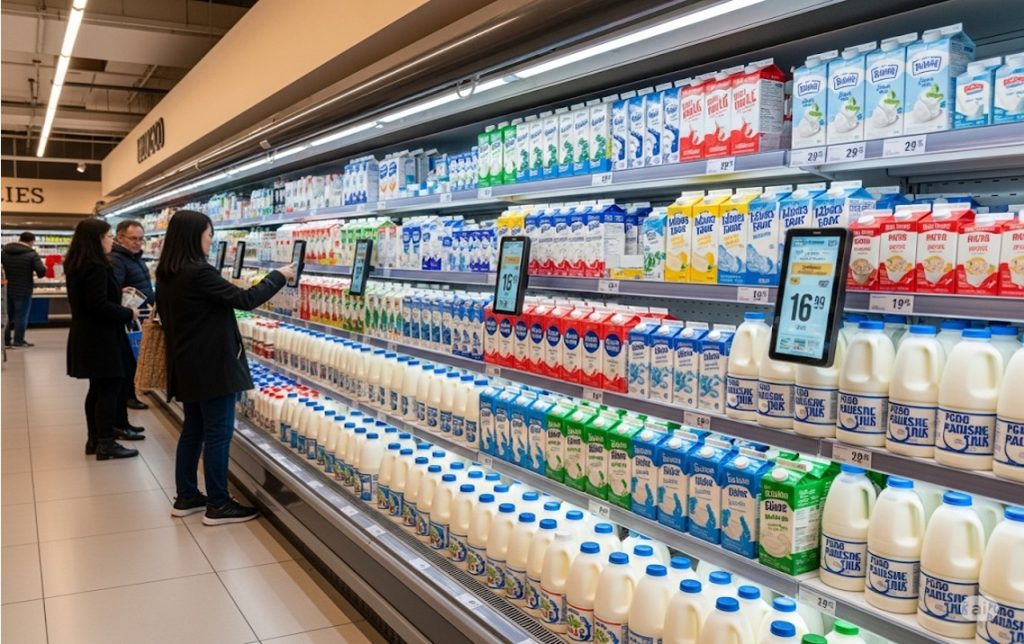 milk to have dynamic digital price l;abel dairynews7x7