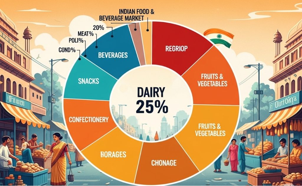 dairy 25% of F&B market India dairynews7x7
