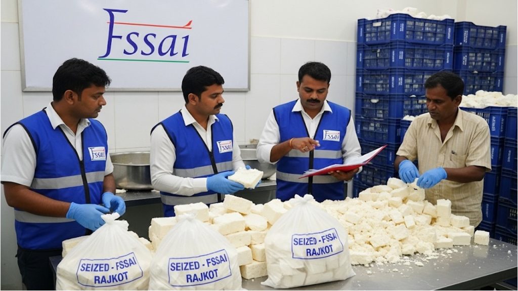 fssai seized adulterated paneer rajkot dairynews7x7
