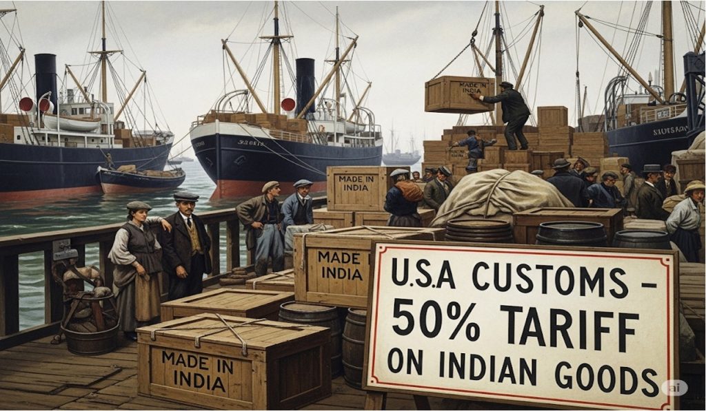us 50% tariff Indian goods dairynews7x7