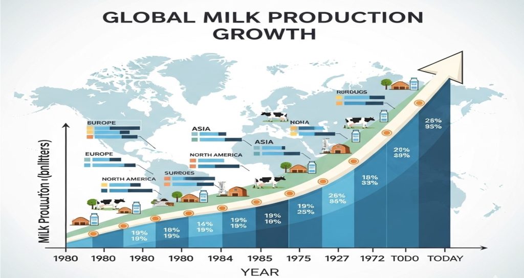global milk production growth dairynews7x7