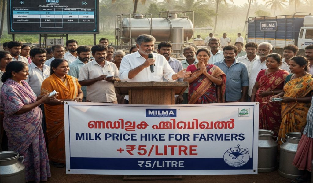 milma milk price hike rs 5 dairynews7x7