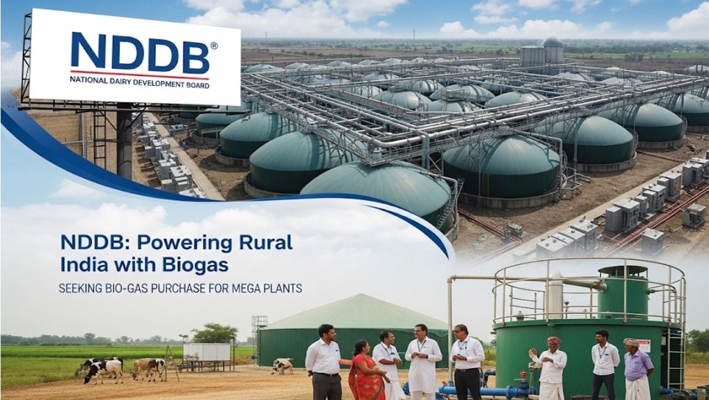 nddb to set up 15 biogas plants daIRYNEWS7X7