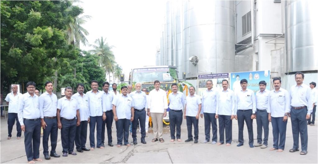sangam dairy ghee to Tirupati dairynews7x7