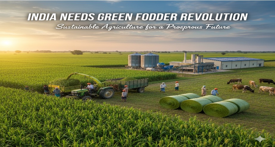 India needs green fodder revolution dairynews7x7
