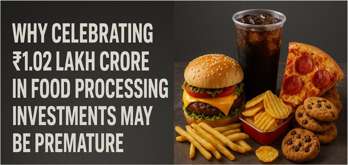 Rs 1.02 Lakh Cr Food Push: Feeding India’s Sin Industry