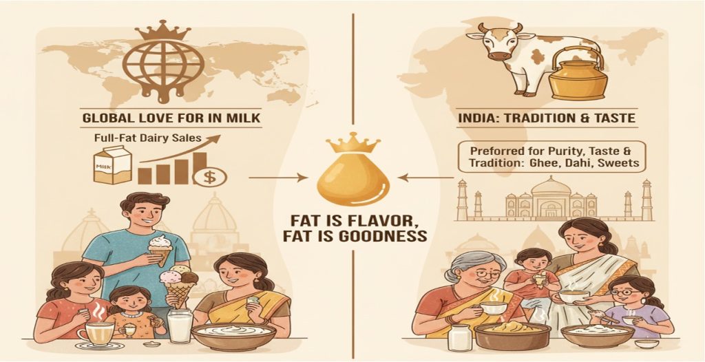consumers like fat in milk