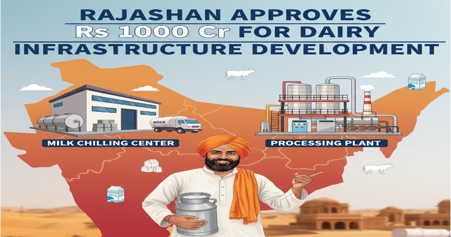 Rajasthan Rs 1000 Cr dairy infra fund dairynews7x7