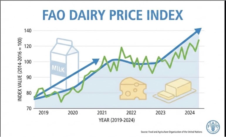 fao dairy price index dairynews7x7
