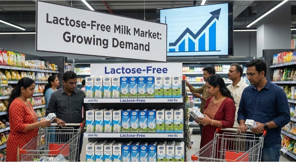 lactose free milk market India dairynews7x7