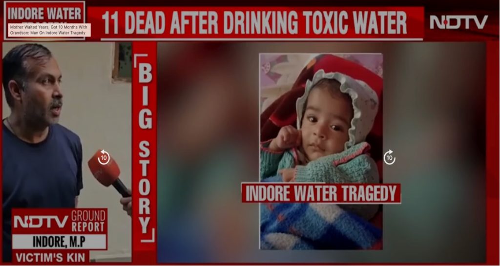 infant dies Indore milk mixed with water dairynews7x7