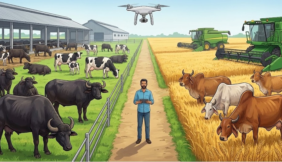 wheat and dairy surge in UP daairynews7x7