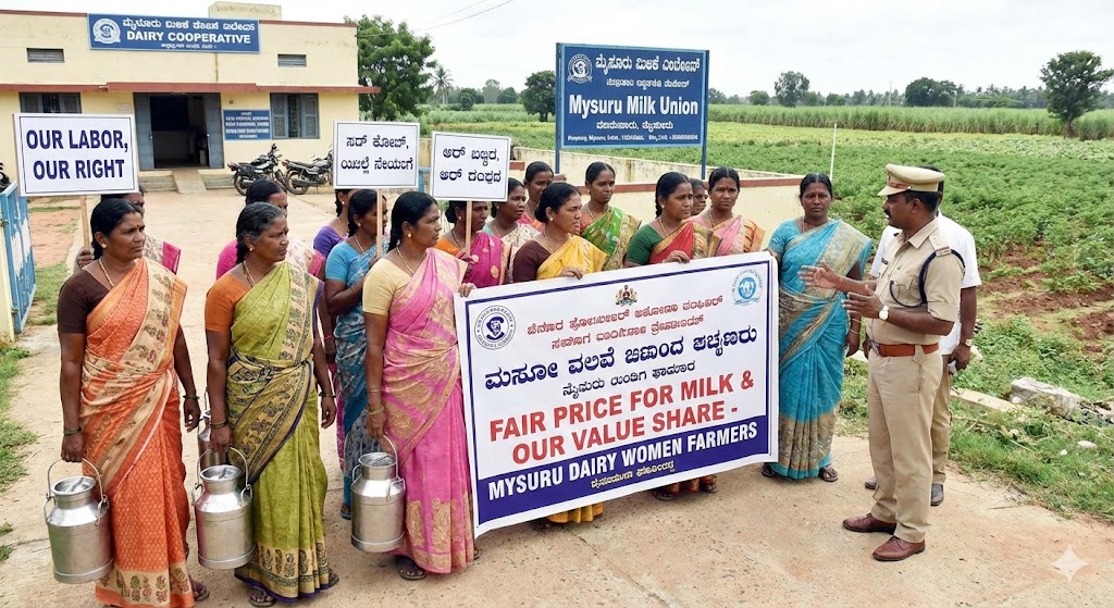 mysore woman farmers dairynews7x7