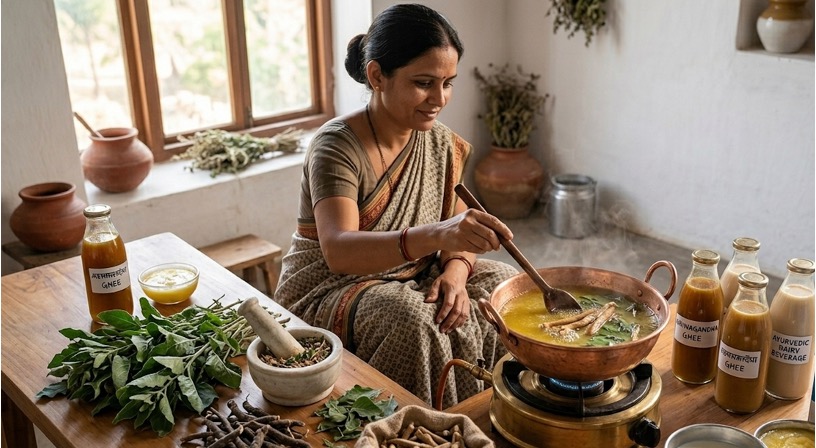 ashwagandha in ghee fssai dairynews7x7