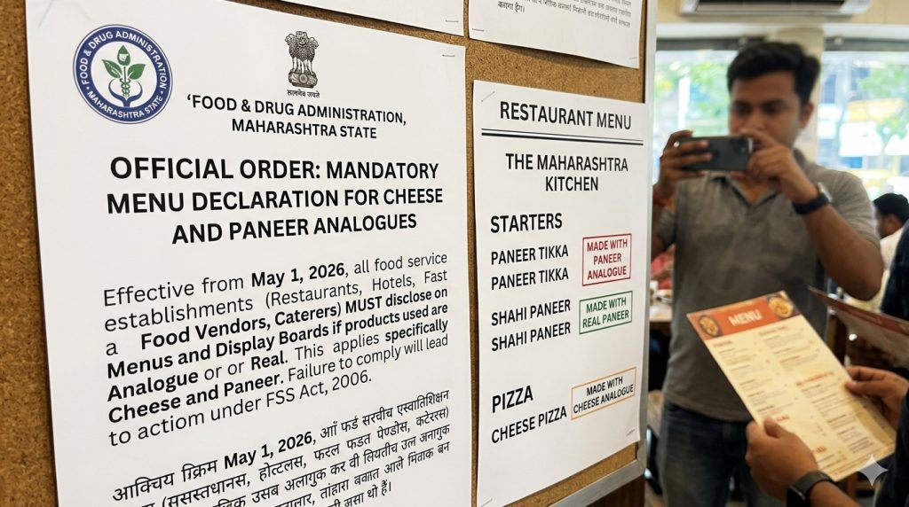 maharashtra fda analogue mandate menu dairynews7x7