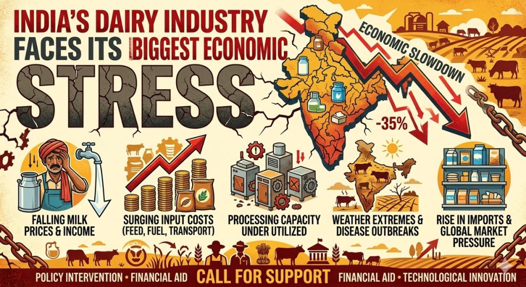 indian dairy industry under stress dairtynews7x7