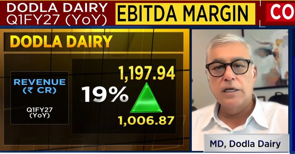 dodla dairy q1 fy 27 results interview dairynews7x7