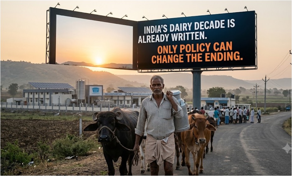 India’s dairy decade is already written. Only policy can change the ending.